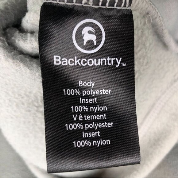 Backcountry Mens Fleece Jacket Large Half-Zip Pullover Cozy Winter Outdoors - Picture 12 of 16